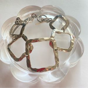 Beautiful Silver .925 Square Link Bracelet